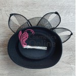 Voaleta pentru decor par cu clema de prindere VTL006AA Neagra